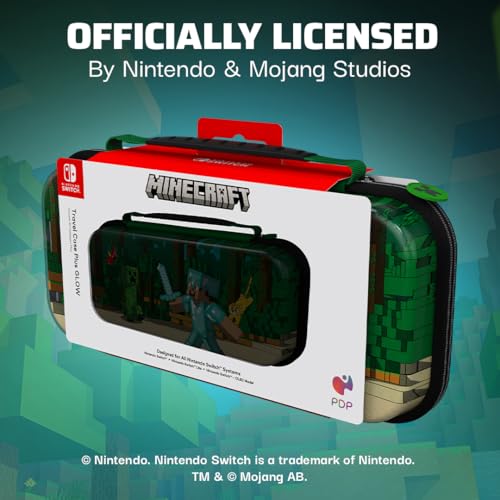 image for PDP REALMz Nintendo Switch Travel Case Plus GLOW with Wrist Strap, Bui