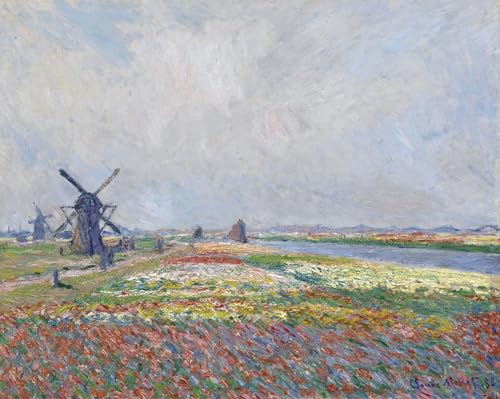 Murales Campi di tulipani vicino all'Aia Claude Monet para regalo especial de bodas