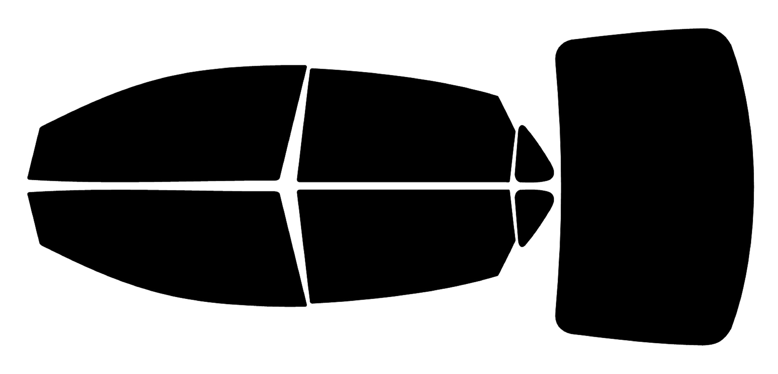 True Line Automotive Precut Car Window Tint Compatible with Nissan Sentra Sedan 2013-2019 - 20% All Side and Back Windows - Window Tint Film - Pre Cut Window Tint for Car Windows - Tint Kit