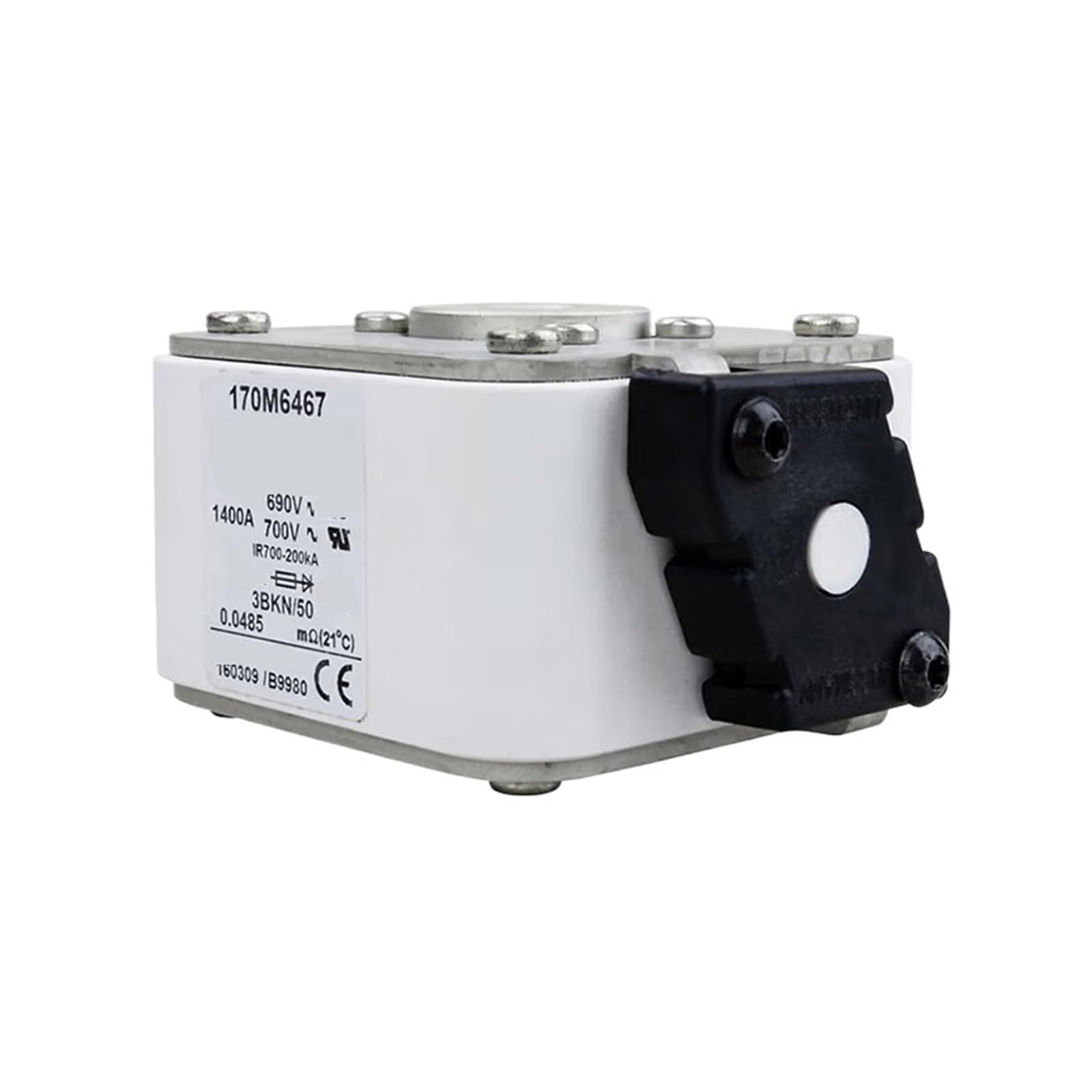 Fusible 170M6467 carré Haute Vitesse pour la protection des circuits de forte puissance 1400A