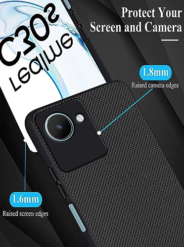 Image of VIDO Super Frosted Raised Camera Protect Soft Back Case Cover for Realme C30S / Realme C30