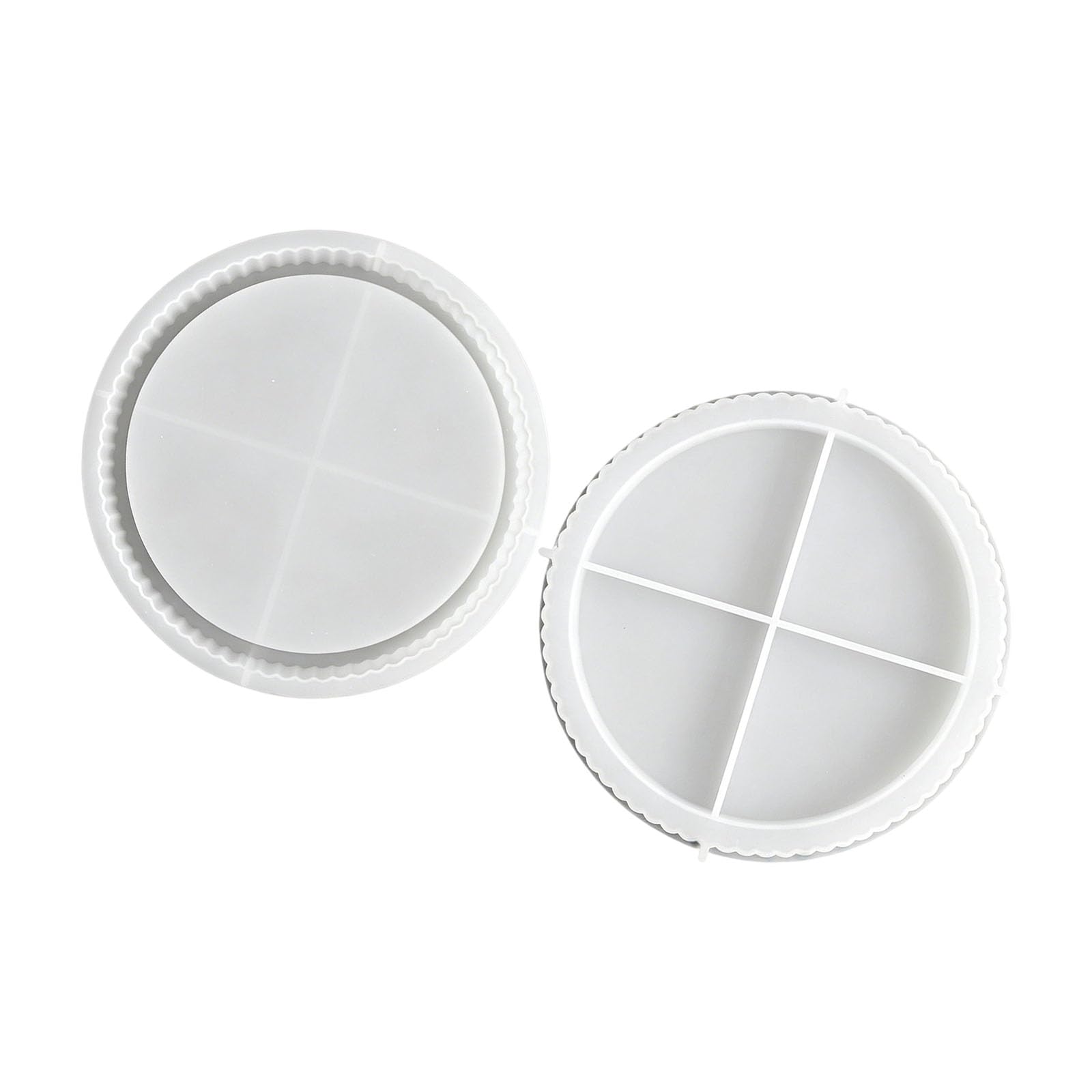 Mekalero Home Craft Tray Mold in Silicone, Round Pliable Form for Resin Casting, Trinket Tray, and Decor Projects Round Silicone Mold Resin Trinket Craft Casting Decor Pliable Form