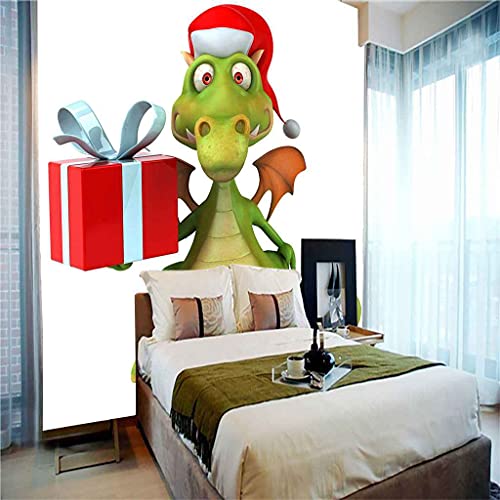 Papier peint 3D dinosaure : la solution déco rapide pour cacher un mur abîmé - 4