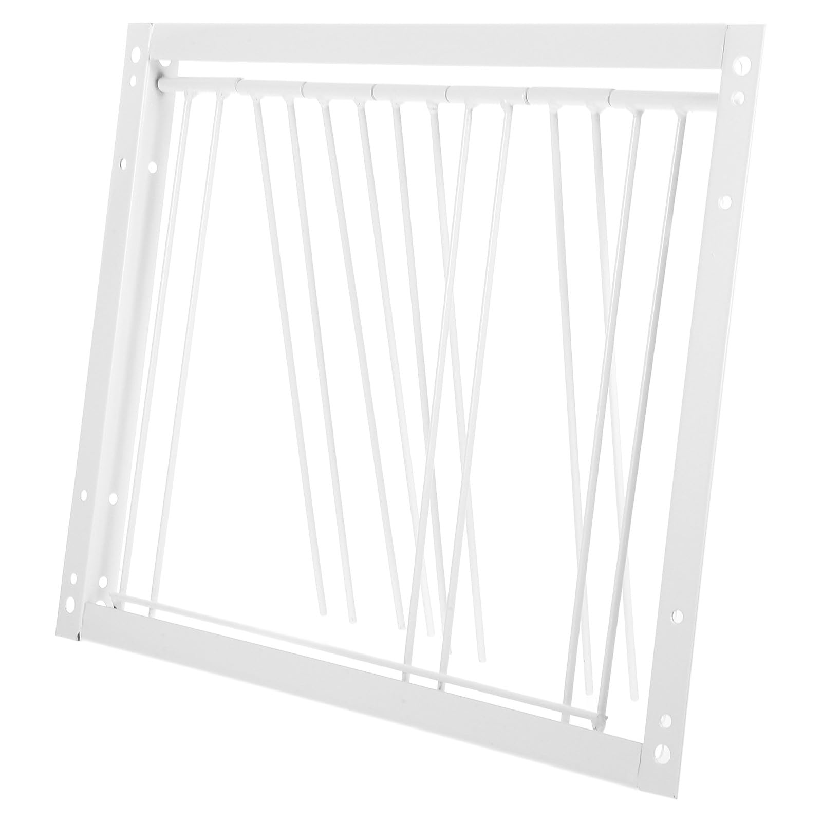 Porte entrée cage à oiseaux Outanaya en fer forgé durable pour volière extérieure