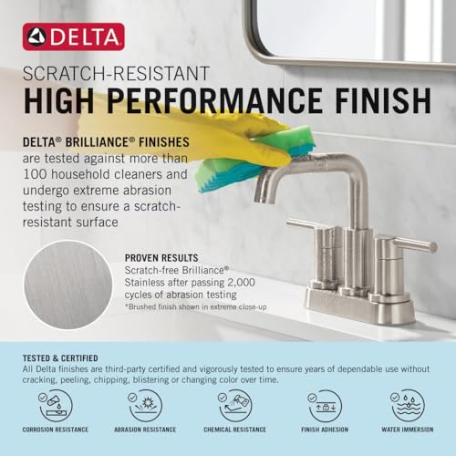 Delta-Faucet-Nicoli-Widespread-Bathroom-Faucet-3-Hole-Gold-Bathroom-Sink-Faucet-2-Handle-Bathroom-Faucet-Bath-Faucet-Drain-Assembly-Champagne-Bronze-35749LF-CZ