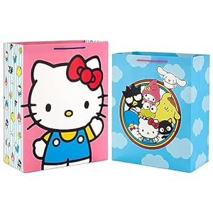 Hallmark Hello Kitty Geschenktüten-Set (2 Taschen)