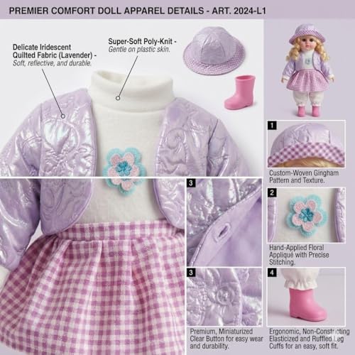 Image of Musical Baby Doll Toy for Kids - Soft Plush Talking & Singing with Touch Sensor, Interactive Baby Boy & Girl Doll in Colorful Dress,Gift Toy (Princess Dress Doll)