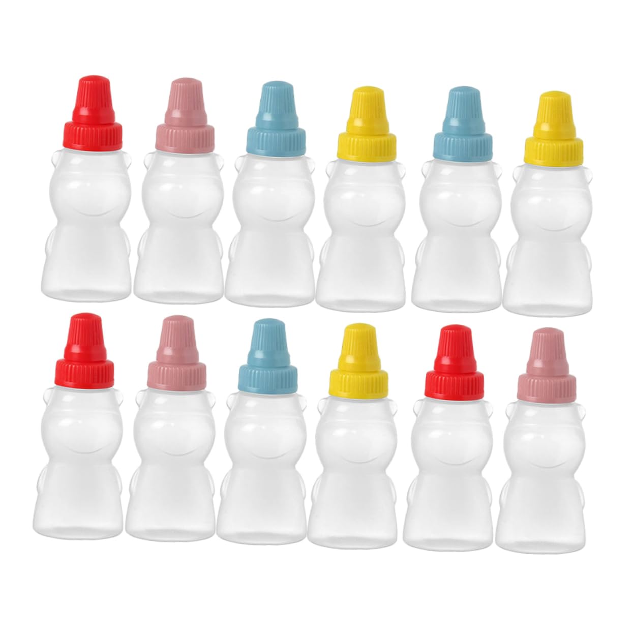 PRETYZOOM 60 Stk Sauce Flasche Saucenflasche küchenarmatur mini flasche Süße Soßenflasche gwürze behälter Honigspender Squeeze-Flasche für Sauce Flaschen mit Sojasauce Sport Wiederverwendbar