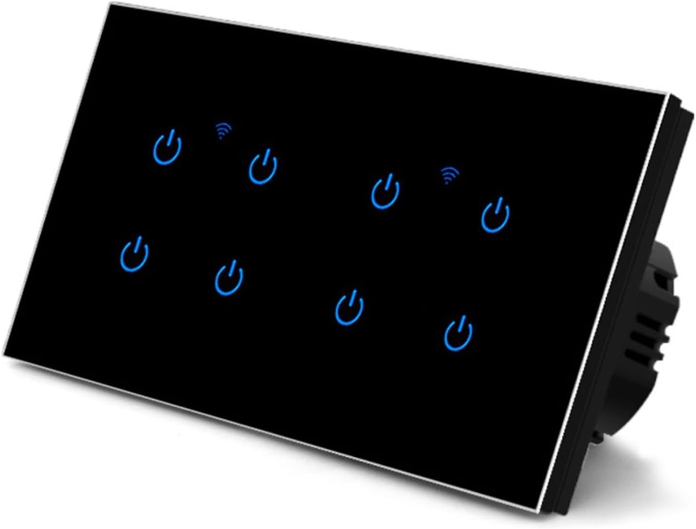 WiFi Smart Wall Switch, Panel 2 Way Touch Control Module,Compatible with Life App,Home Automation Light Control (8 Gang 2Way)