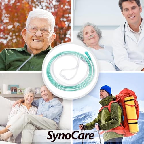 Image of Nasal Cannula For Oxygen with Soft Touch, Universal Connector for Adults (Pack Of 2, 7 Feet)