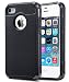 4S Case,iPhone 4S Case, iPhone 4 Case,ULAK Dual Layer Hybrid Slim Hard Case for Apple iPhone 4S & iPhone 4 with Hard PC Cover and Soft Inner TPU (Black)