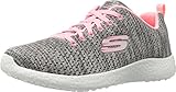 Skechers Sport Women's Burst New Influence Fashion Sneaker,Grey/Coral,8 M US