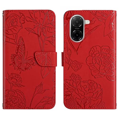 �J�o�[ �Ή��@�� for Redmi A5 4G (171.7mm),�Ή��@�� for Xiaomi Poco C71 4G ���C�N���X�v�d�b�P�[�X�t���b�v�X�^���h�J�[�h�X���b�g Red