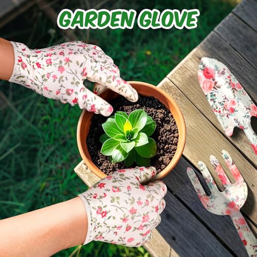 Gardening Gifts for Women - 33% Off Tool Set with Apron & Gloves - Image 5