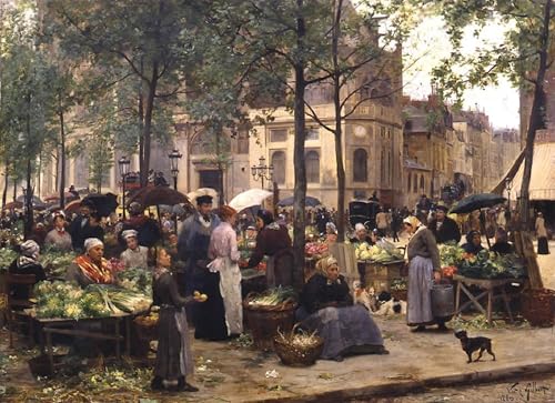 Impression d'art Place des Halles pour habiller un mur vide