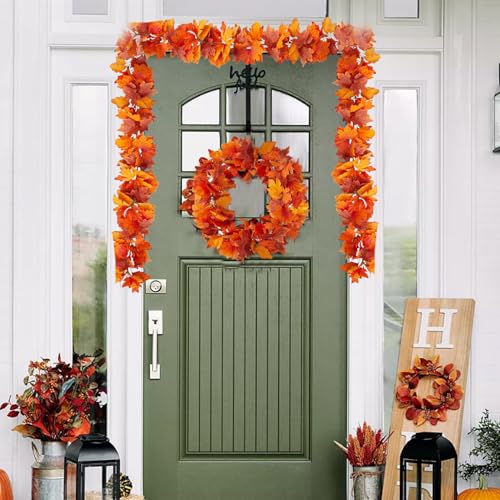 Guirlande d'automne résistant aux intempéries pour balcon et mur - 6