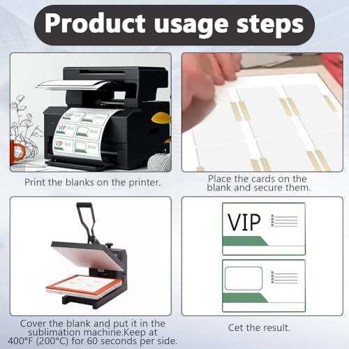 FINGERINSPIRE 80 Stück Blanko Sublimationskarte 8.5x5.3cm Sublimations Visitenkarten Aus Metall Doppelseitige Visitenkarten Für Tintenstrahldrucker Aluminium Bedruckbare Visitenkartenrohlinge