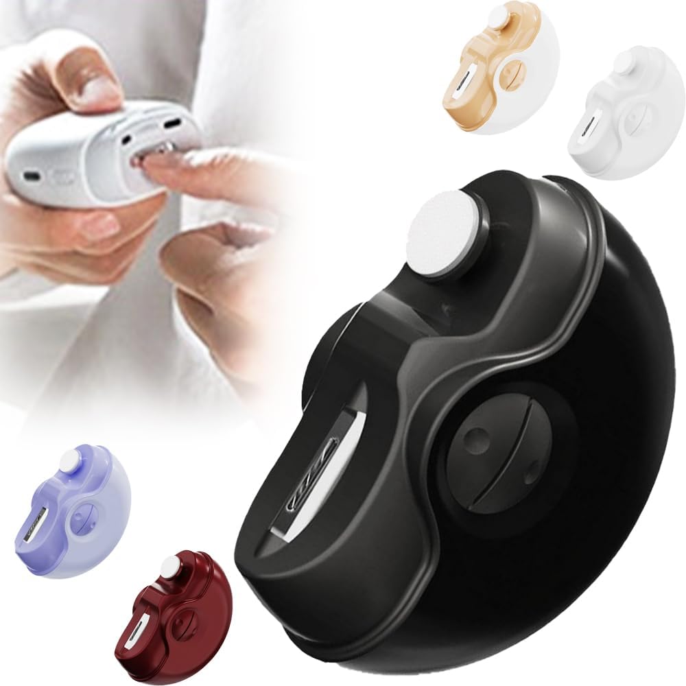 2 in 1 Electric Polishing Automatic Nail Clippers,2025