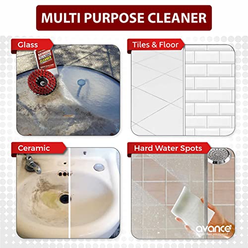 Image of Avance Bathroom Tile & Ceramic Cleaner, Hard water Marks, Limescale & Soap Deposits (1Litre)