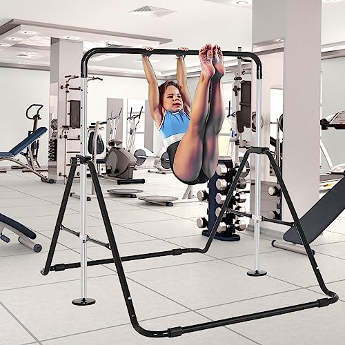ITHWIU Extensible Creative Gymnastics Bar, Foldable Horizontal Bar with Adjustable Height, Practice Bar Gymnastic Family Training for Children. 6 51QvTuG4bCL. AC
