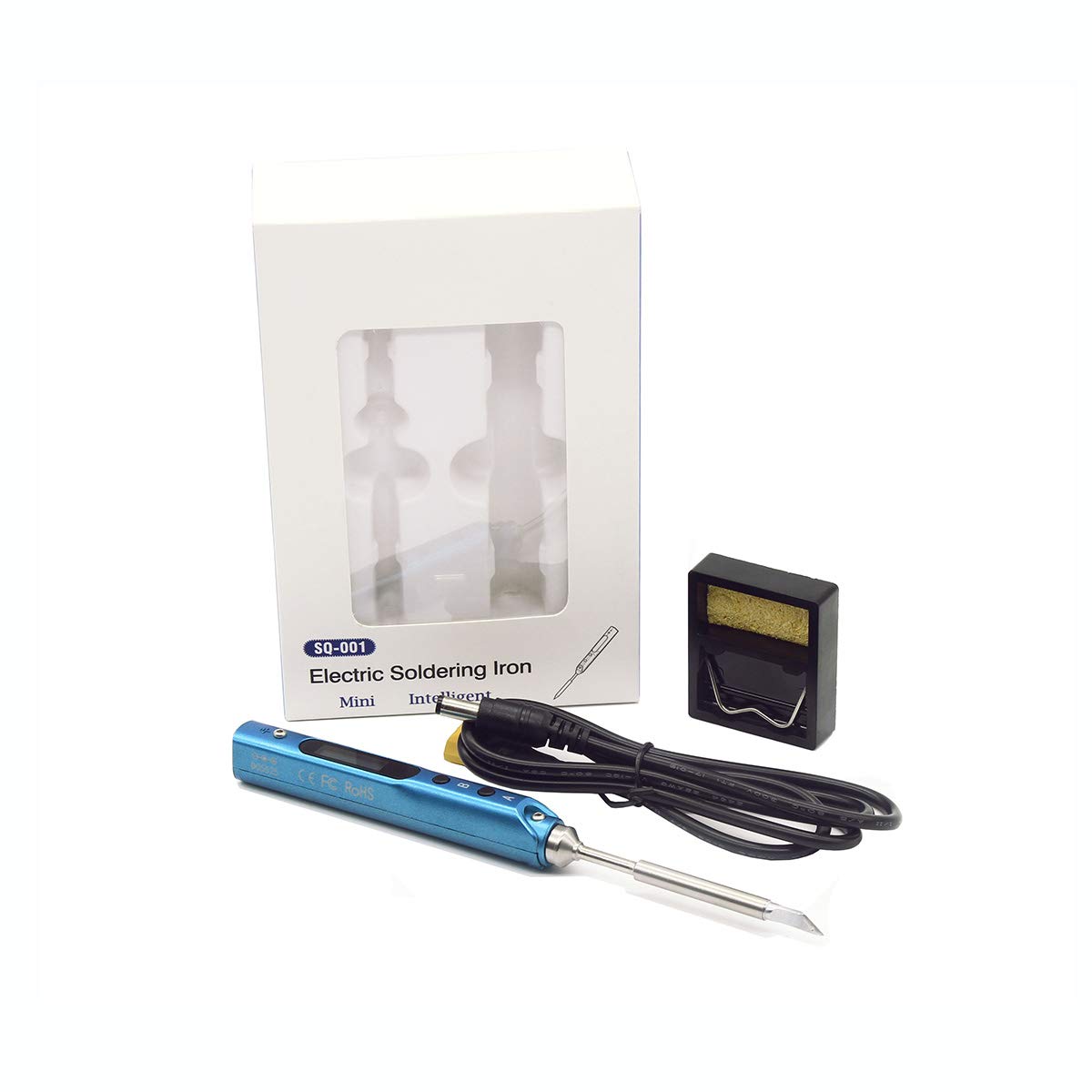 SQ-001 | Mini Smart portable 65W soldering iron | DC 12-24V power supply| SQ-001 electric soldering 