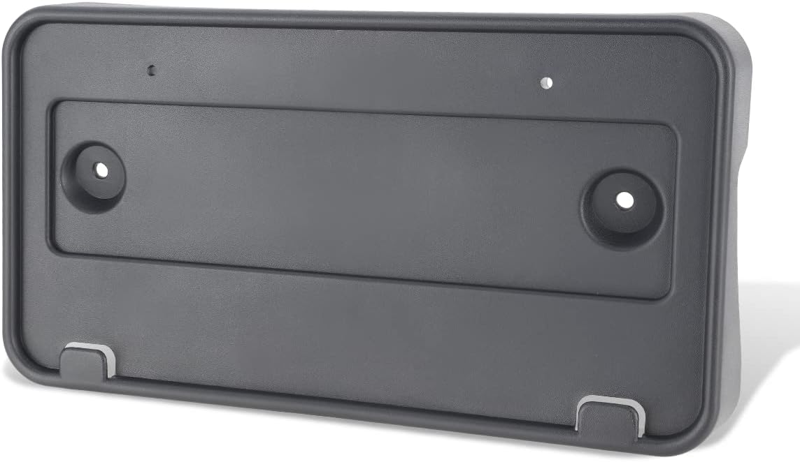 Auto Dynasty FO1068153 Factory Style Front License Plate Mounting Bracket Compatible with Mercury Mountaineer Ford Explorer/Sport Trac 02-05, Matte Black