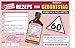 Produktbild Glückwunschkarte Geburtstagskarte mit Kräuterlikör zum Geburtstag. Originelle Rezept- Grußkarte aus der Humor Apotheke als Geburtstagsgeschenk mit Schnaps harzer Likör (Rezeptkarte zum 60. 22105)