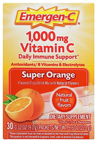 Alacer, Emergen C Super Orange, 0.32 Ounce, 30 Pack #TOP6