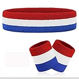 gute handgelenkbandagen fitness Grösse und Material-[Zutat] 85% Baumwolle, 12% Elasthan, 3% Nylon. [Größe für Armband] 3.15 x 3 inch (8 cm x 7.5 cm). Eine Größe passt alle. Unisex-verschiedene Super-Qualitäts-Bügel Schweißband.
