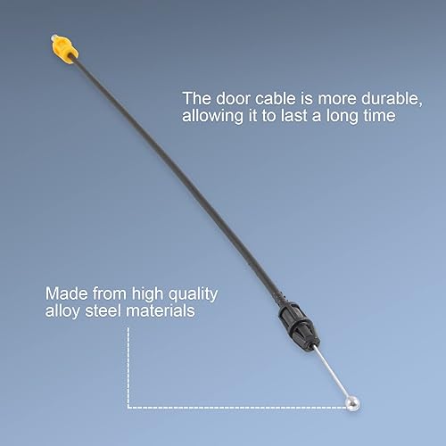 Miniatura 6 de Cable de pestillo de puerta compatible con Chevrolet Tahoe Silverado GMC Yukon Sierra 2007-2013, 16.5 pulgadas para cerradura de puerta eléctrica