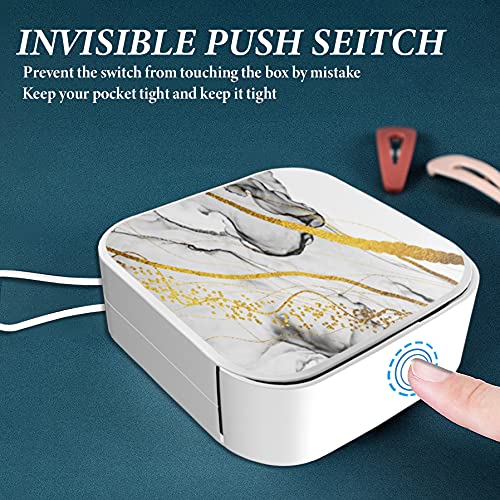 Image of Orthodontic Retainer Case and Pill Case for Household, Office and Travel (1-Splash Ink)