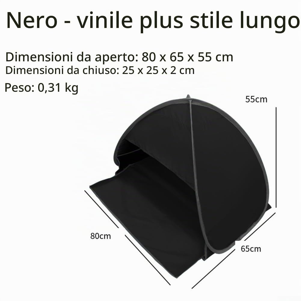 Tenda da spiaggia pop-up, tenda da spiaggia per cani e animali domestici, parasole per computer portatile, per lavorare all'aperto, tettoia pop-up con supporto per telefono per campeggio (D)