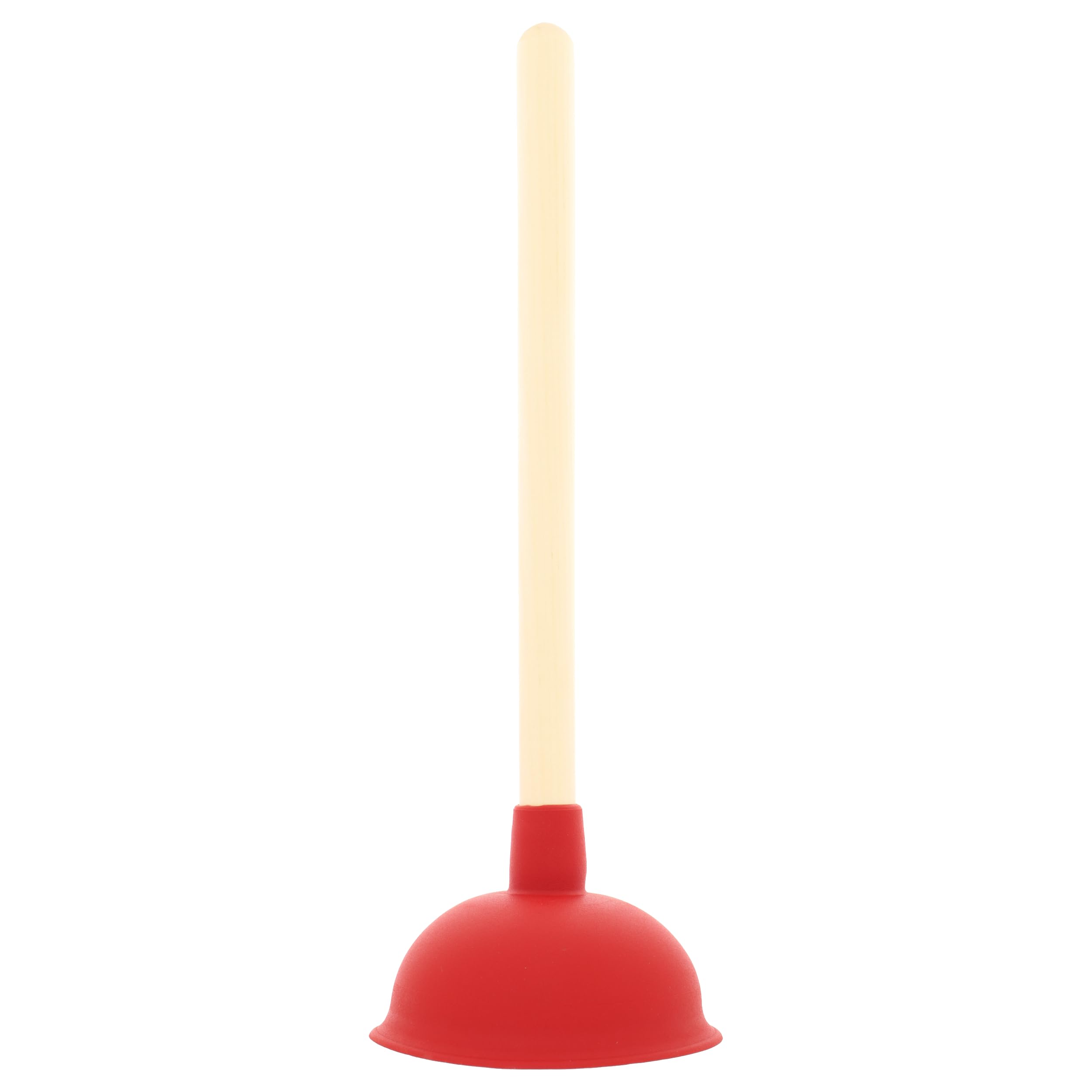 Sorbo Środek do czyszczenia odpływu – Ø 14 cm przyssawka z naturalnej gumy – 40 cm drewniany uchwyt – do zatkanych zlewów, umywalek i toalet – skuteczny przepychacz do łazienki i kuchni – wytrzymały i