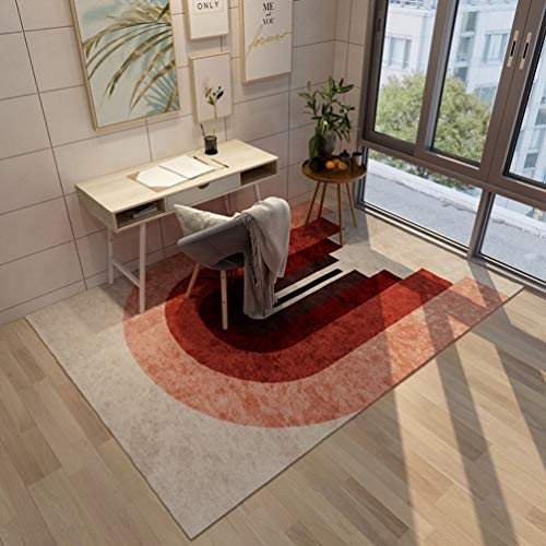 ラグ カーペット 洗える ラグマット かわいい 幾何学 じゅうたん カラー カーペット レトロ風 幾何学 防ダニ 140*200 抗菌 消臭 滑り止め付き 冷房対応 ふわふわ 床暖房対応 長方形 遮音 厚手 センターラグ