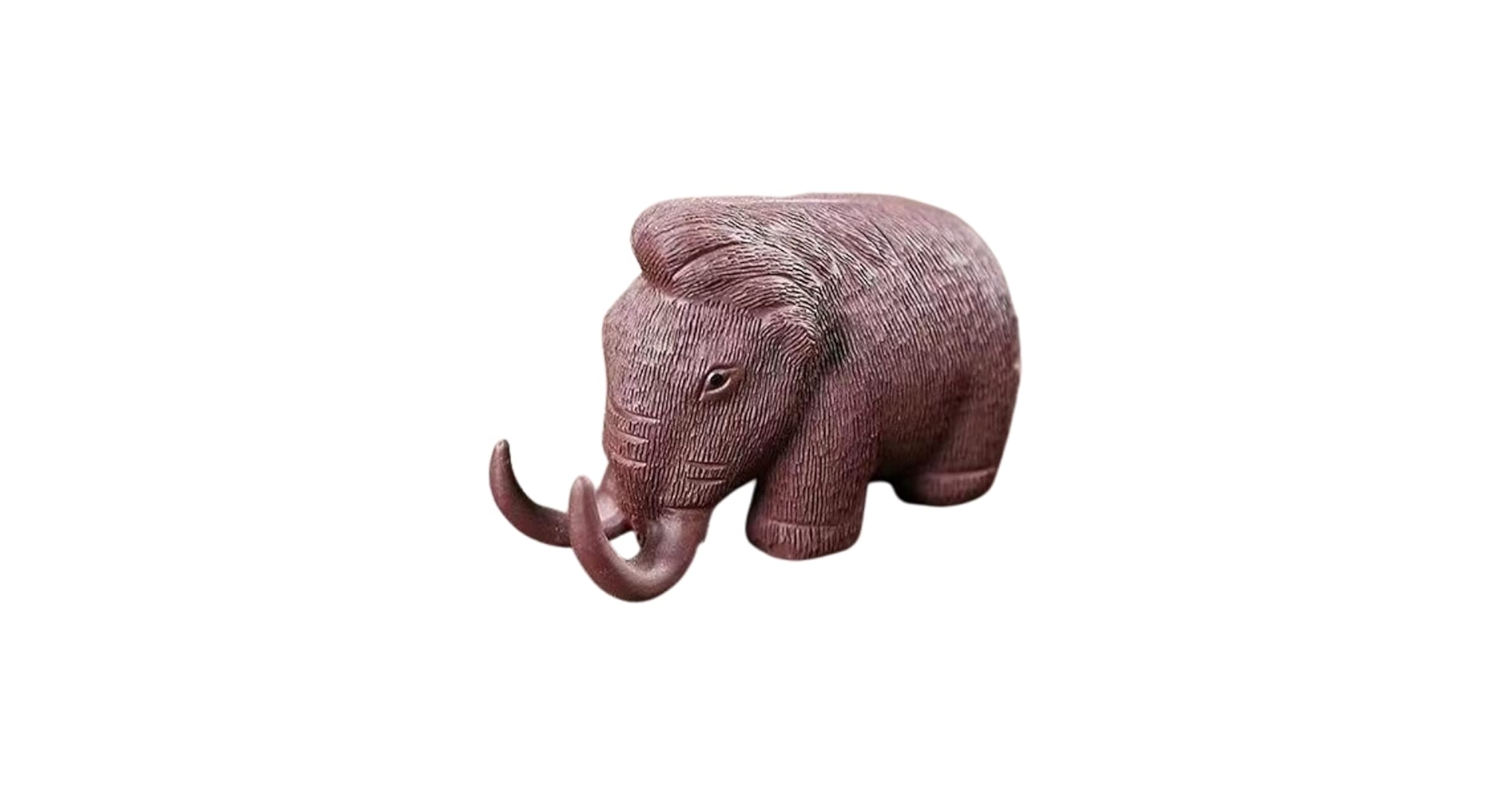 Amazon.co.jp: マンモス 象 置物 オブジェ 動物 インテリア 茶寵