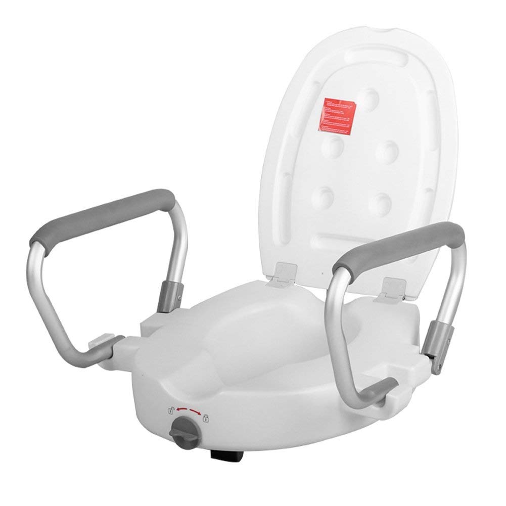 Buy MYQ Toilet Frame, Toilet With Armrests,Elevated Raised Toilet Seat