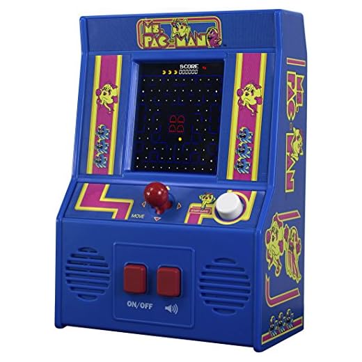 Basic Fun Arcade Classics - Ms Pac-Man Retro Mini Arcade Game