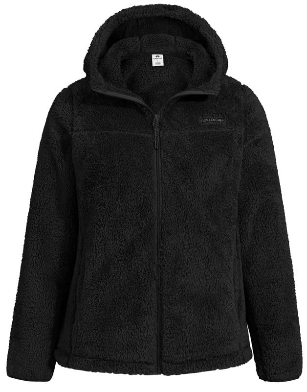 Pioneer Camp Teddyfleece Jacke Damen Warm Flauschfleecejacke mit...
