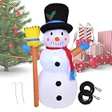 Résistance aux : avec indice d'étanchéité IP4, le bonhomme de neige gonflable résiste aux intempéries, ce qui le rend adapté pour une utilisation extérieure à long terme dans différents climats. Il conserve son charme festif même après exposition à la pluie et à la neige, assurant une décoration durable pour les jardins et terrasses, avec des matériaux qui protègent contre les performances constantes, pour un affichage de Noël fiable dans toutes les conditions extérieures pendant les fêtes d'hiver.
