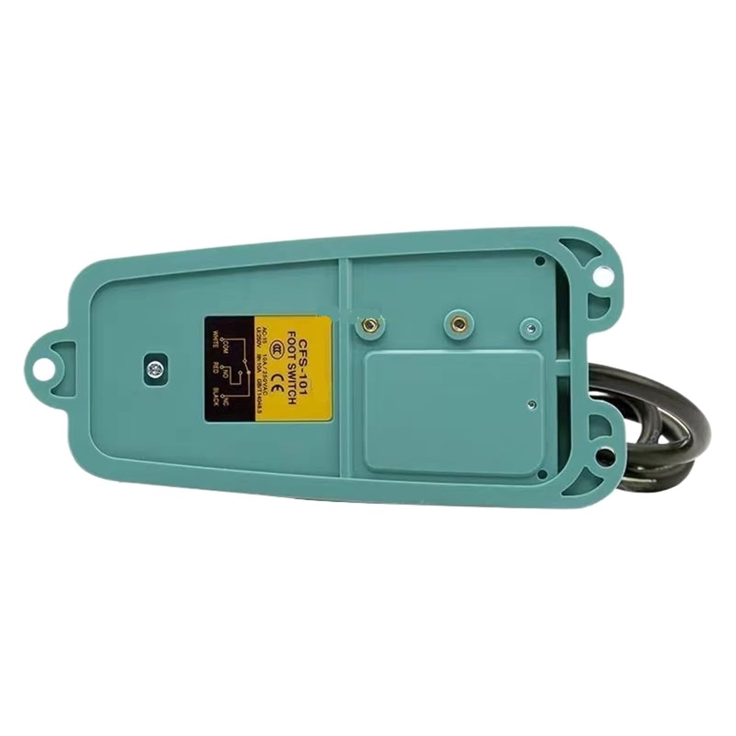 CFS-101 Foot Switch 10A250VAC-1A1B with One Opening and One Closing and 1 Meter of Wire