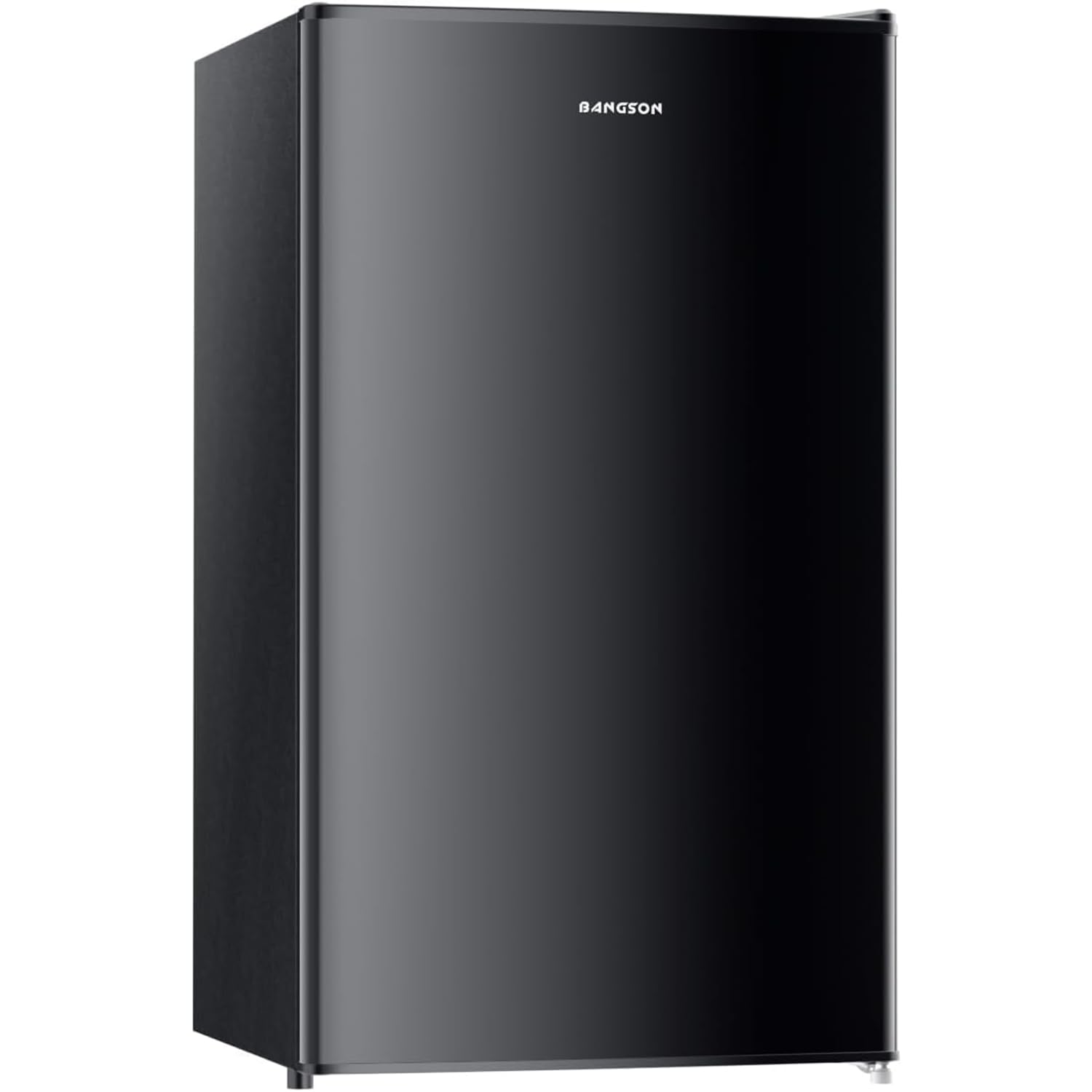 Bangson Mini Fridge With Freezer, 3.2cu.Ft, Single Door Small Refrigerator, Energy-Efficient, Low Noise, Mini Fridge For Bedroom Dorm And Office, Black on Fridge.com - View 1