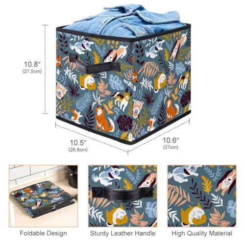 Boîte de rangement pliable cube pour éliminer le désordre des placards - 4