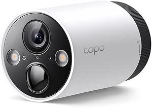 Tapo Wireless WiFi Surveillance Camera on Battery C420, QHD 4MP, 180J Battery Life, Colour Night Vision, IP65, Person Detection, Two-Way Audio, Local Storage, White asin的图片