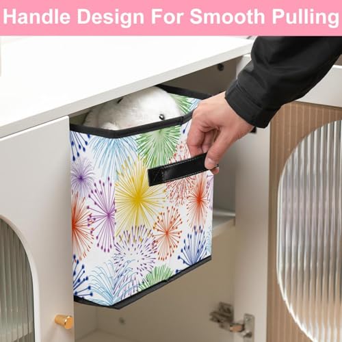 Bacs de rangement avec poignées pour placards encombrés et linge