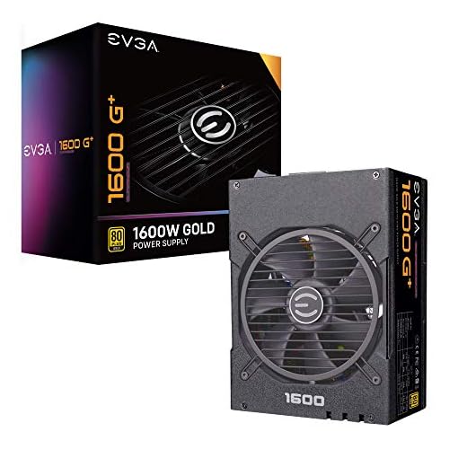 EVGA Supernova 1600 G+, 80+ Gold 1600W, Fully Modular, 10 Year Warranty, Includes Free Power On Self Tester, Power Supply 220-GP-1600-X1