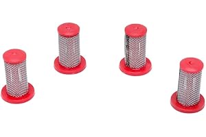 Valley Industries Fimco NS-50-CSK 50 Mesh Fimco Sprayer Tips Strainer, 50 Pcs, 4 Pack, Red