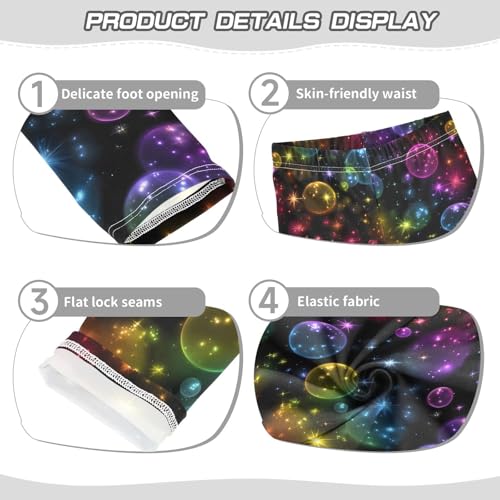 Bling Colorful Bubbles Girls Leggings Soft Stretch Workout Yoga Dance Pants for Kids Casual Tights3