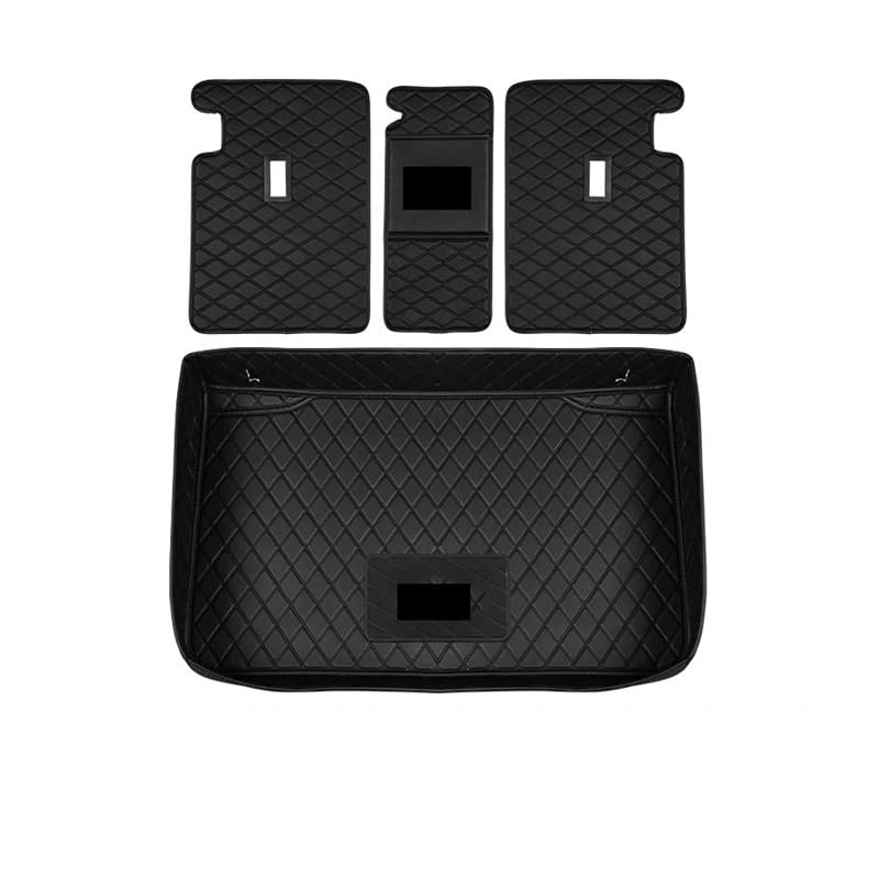 Tapis de coffre Mini Cooper F55 étanche en cuir PU protection coffre