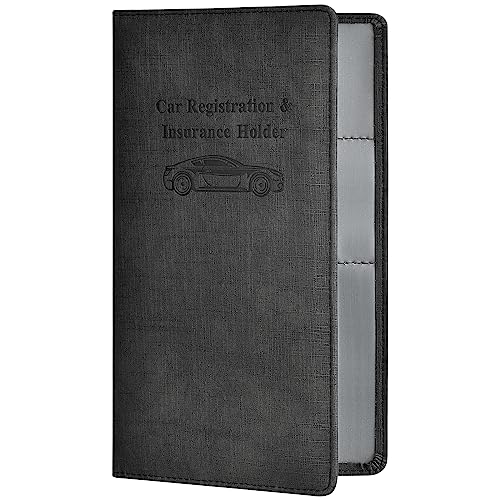 HERRIAT Leather Car Paperwork Holder
