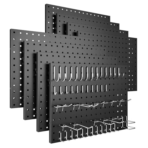 Spampur Metal Pegboard Organizer System